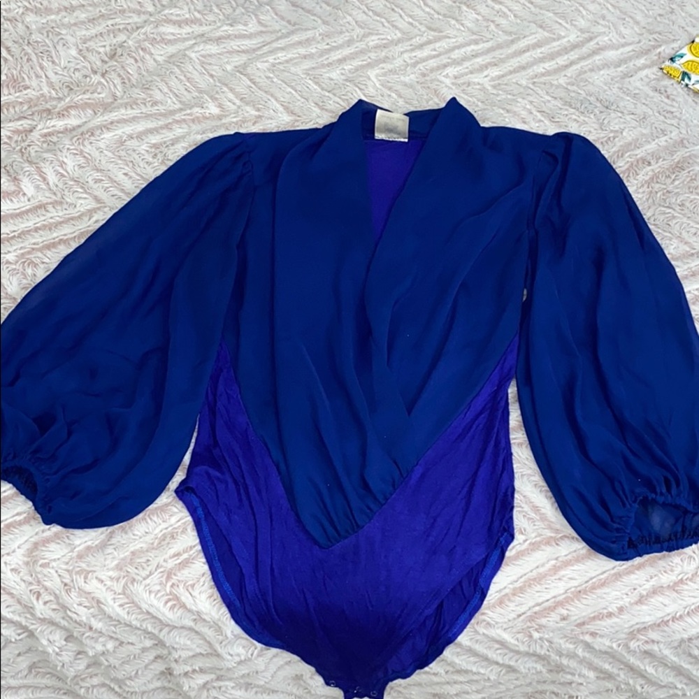 Royal blue bodysuit